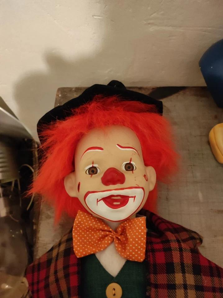 magnifique poupée clown de collection environ 55 cm de hauteur - Photo 2/4