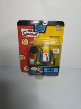The Simpsons World Of Springfield Larry Burns Interactive Figure Playmates 