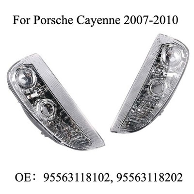 Premium DRL Turn Signal LED Lights Fits 07-10 Porsche Cayenne 957 Direct Fit