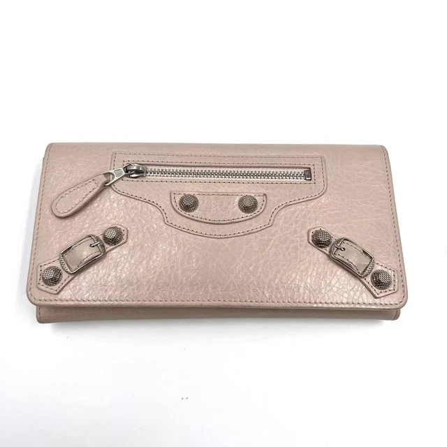 10.31 12 Balenciaga Continental Zip Around Wallet Pink