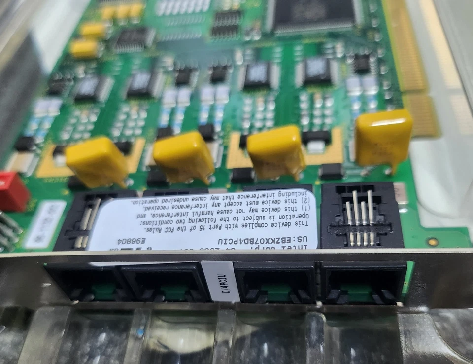 Dialogic D/4PCIU 4-Port PCI Analog Voice/Fax Card - NEW! - Image 3 of 3