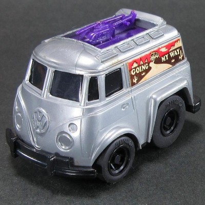Volkswagen A-18 Choro-Q VW Microbus Silber Made in Japan Vintage Sammlerstück