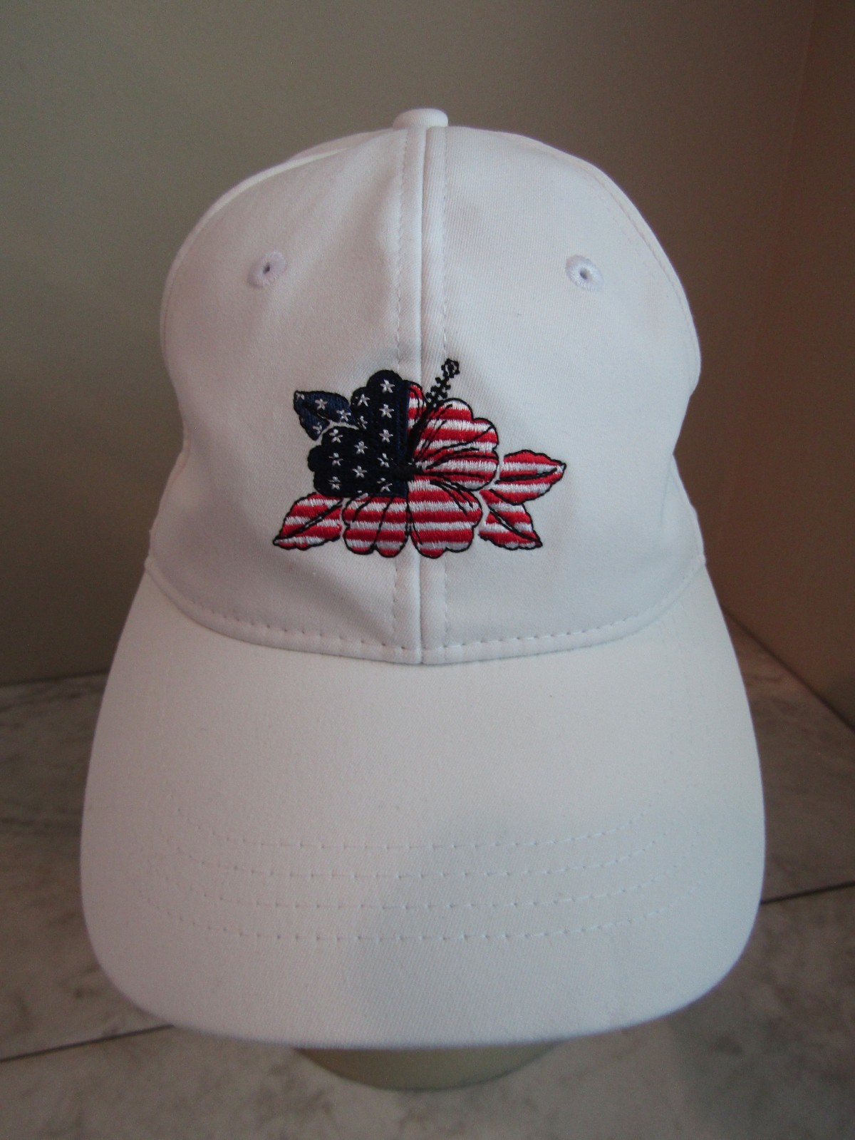 Tommy Bahama Live the Island Patriotic Cotton/Poly Unisex Baseball Hat OSFM