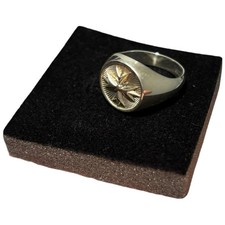 Anello a fascia Emanuele Bicocchi inciso argento 925 3 mm - misura 23 (U) prezzo consigliato £221 nuovo