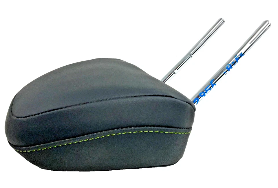 2024 SUBARU OUTBACKLEG Front Right Headrest DarkGray Leather Green Stitching OEM - Image 4 of 4