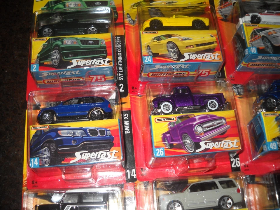 😎MATCHBOX 75 SUPERFAST-LIMITED EDTION-1 of 15,500-LOT of 20--AWESOME BUNCH😎 - Image 4 of 4