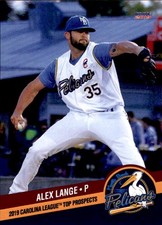 2019 Carolina League Top Prospects Choice #18 Alex Lange - NM Baseball Card