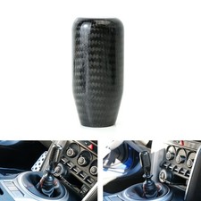 Glossy Black Real Carbon Fiber Shift Knob For Most Car 6-speed 5-speed 4-speed