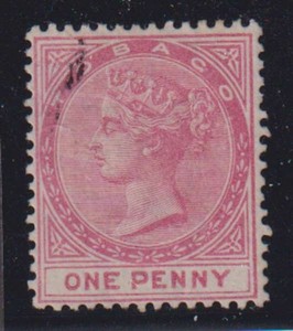 E7228: Tobago #1 Used, VF, Sound; CV $110
