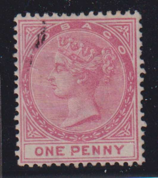 E7228: Tobago #1 Used, VF, Sound; CV $110