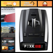 Long Range Radar Detector for Cars - 1100 Yards, Voice Alert, Multi-Band Detecti