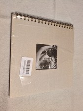 10 x 10 Inch Scrapbook Photo Album, DIY Memory Book Linen Cover for Photos, H