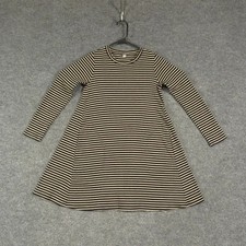 Uniqlo Dress Womens Size 11 Pockets Cotton Capsule Long Sleeve Round Neck Ladies
