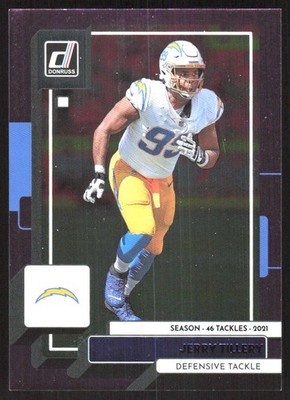 2046I 2022 Donruss #298 Jerry Tillery Season Stat Line #/46