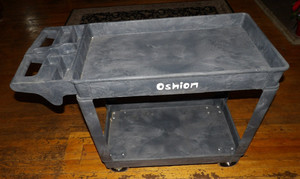 2 Tier 500 Pound Capacity Shop Garage Parts Workshop Utility Cart Local P/U Only