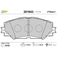 Valeo BremsbeläGe Bremsbelegsatz Vorne FüR Toyota Yaris Auris Subaru