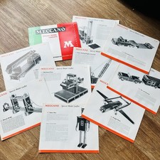Vintage Meccano Outfit Set No. 9 Construction Folder With Leaflets (9.2 Missing)