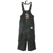 Zero Xposur Kids Black Snow Bib Overalls Size XS 4/5 Ski Pants