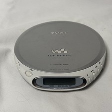 Sony Walkman D-EJ360 Silver CD-R/RW Player Tested Works Hold Button Doesn  t Work