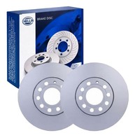 2X Hella Bremsscheiben 288Mm Vorne Passend FüR Audi 100 A4 A6 Seat Exeo V