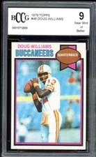 1979 Topps #48 Doug Williams Rookie Card BGS BCCG 9 Near Mint+. rookie card picture