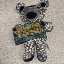 Vintage 1998 Grateful Dead Bean Bear Plush - August West - Birthday 5/16/93