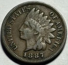 1887 Indian Head Cent — Circulated 🔥 Original Surfaces