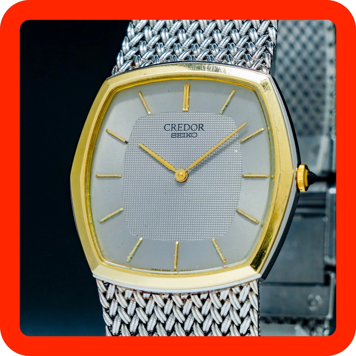 時計 80s SEIKO QUARTZ cushion square silver Seiko Silver Case Square Wristwatches for sale | eBay