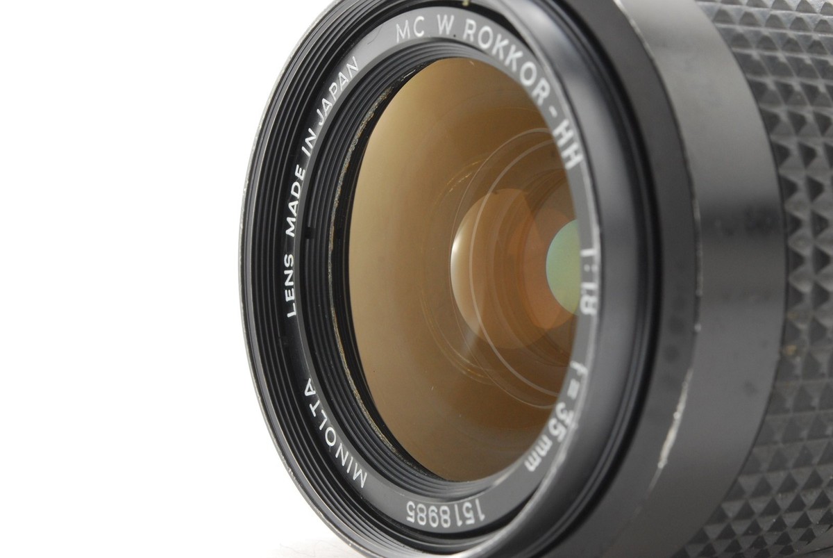 【D2203】 MINOLTA MC W.ROKKOR HH 35 1.8 Minolta 35mm f1.8 MC W.Rokkor-HH - Lens – Kamerastore