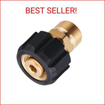 #ad PWACCS Pressure Washer Adapter M22 15mm Female to M22 14mm Male Fitting Power $14.40
