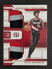2023-24 Panini National Treasures SCOOT HENDERSON 8/24 RC Dual Materials #RD-SCO