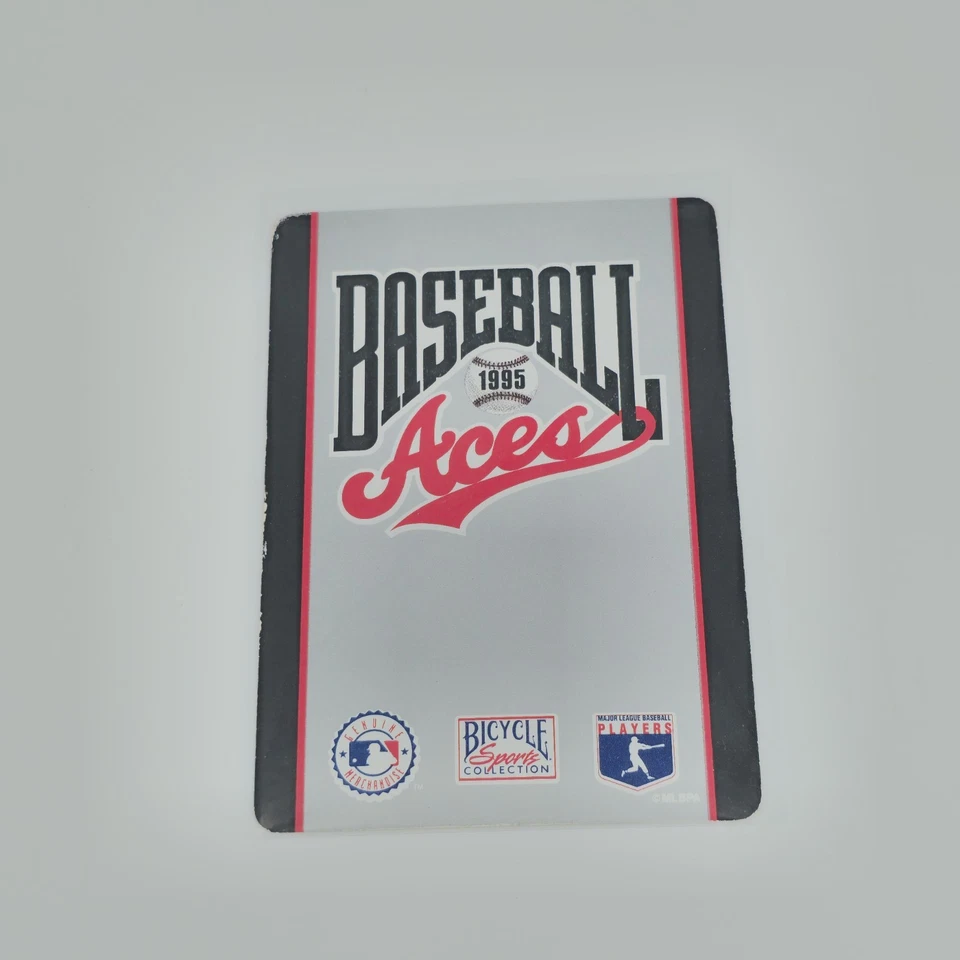 Wade Boggs 1995 Bicycle Aces #8D New York Yankees Hall of Fame - Image 2 of 2