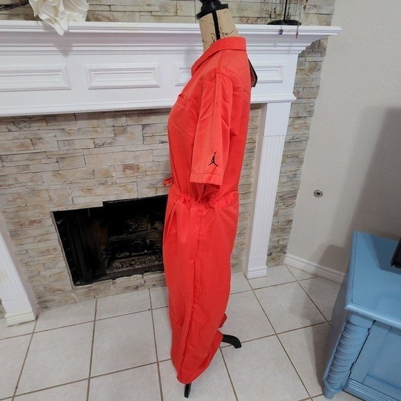 Nike Jordan (Her)itage Women's Flight Suit romper jumpsuit red small med New! thumbnail 9