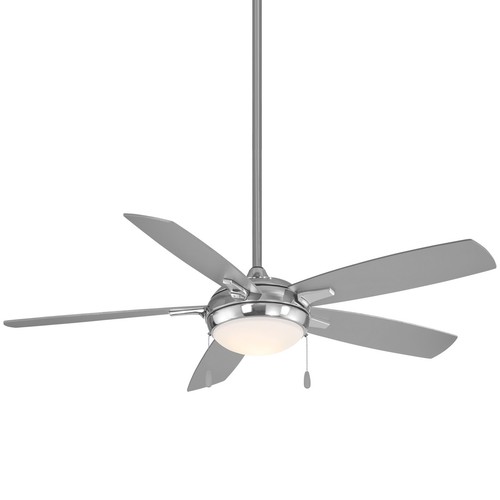 Minka Aire F534L-BN Lun-Aire LED 54" Indoor Brush Nickel Pull Chain Ceiling Fan - Picture 2 of 4