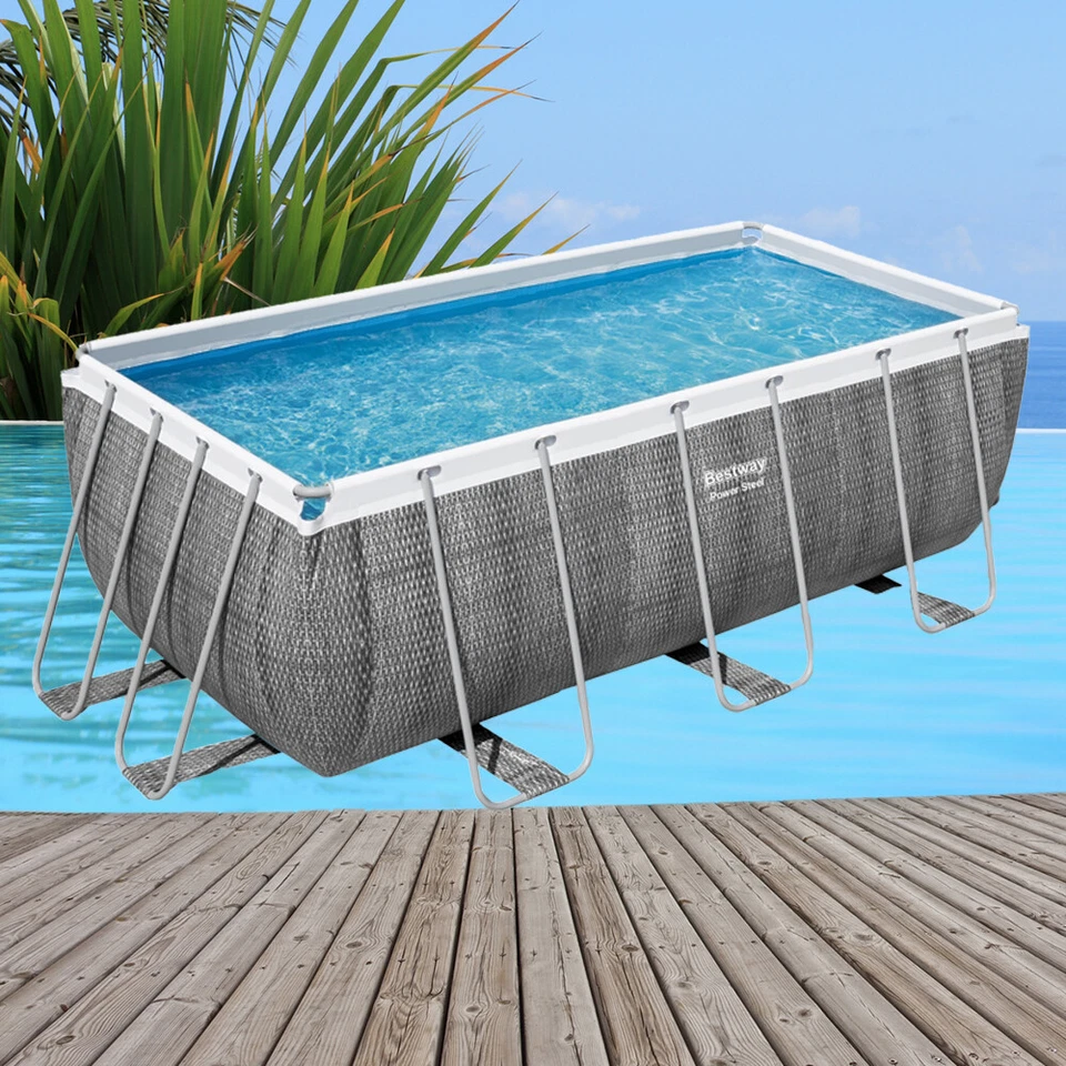Poolfolie Bestway 412x201x122cm Pool Power Steel mit Rahmen Ersatz Swimming