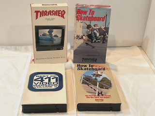 VTG 90s Skateboarding VHS Lot How To Skateboard/Thrasher Video 9 Raw/Best of 411