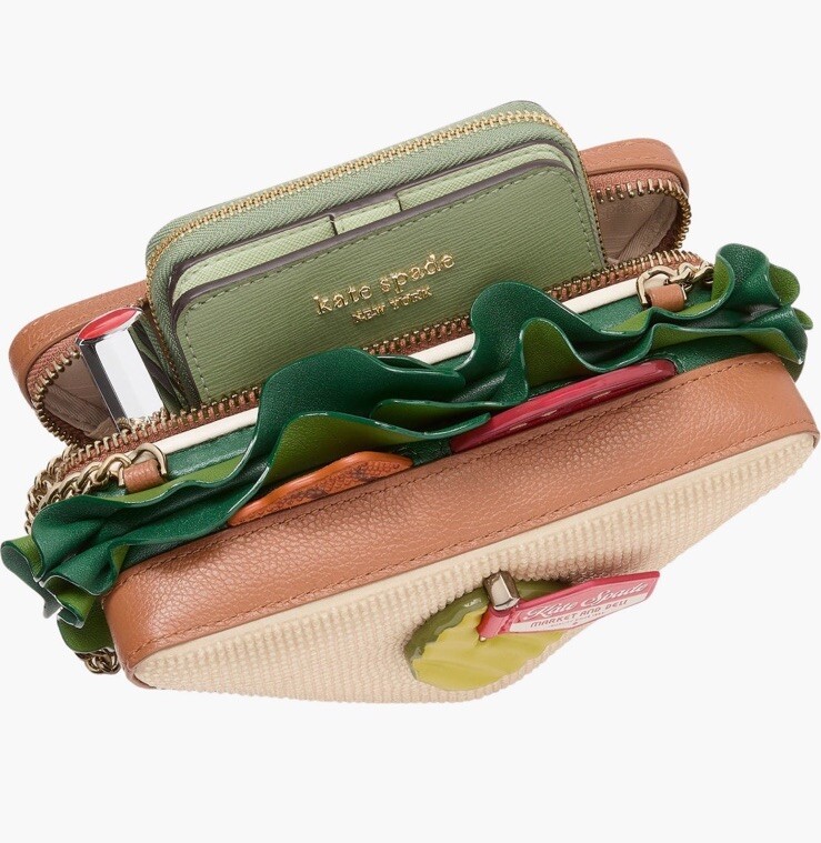 NWT Kate Spade Glamwich Sandwich Embellished Micro Crossbody
