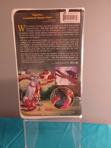 💎RARE Black Diamond Classic Walt Disney's The Fox And The Hound - VHS Tape 💎 - Picture 8 of 12