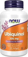 Now Ubiquinol 100 mg 120 Softgels