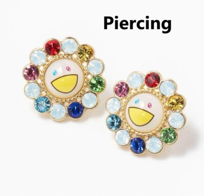 Takashi Murakami Liquem Flower Piercing earring Limited