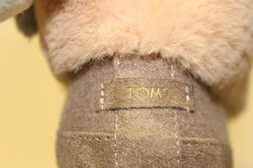 TOMS Celeste Pom Pom Slippers Womens Size 6 NEW Taupe Gray Felted Shoes 10016809 - Picture 14 of 24