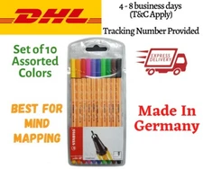 Christmas gift - STABILO Point 88 Ink Pen, 10 Assorted Colors, Made In Germany