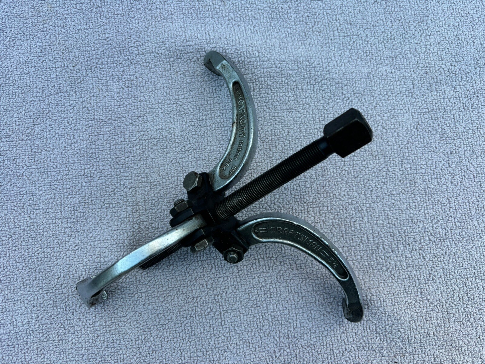 Vintage Craftsman 2 & 3 Jaw Gear Pullers 51/2" Capacity 46901 WF Lot