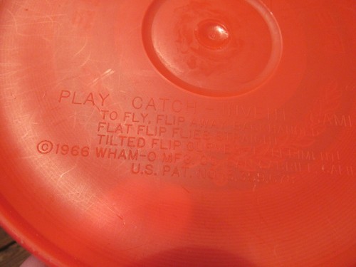 Vintage Wham-O Frisbee Red 1966 W/RARE Original Open Bag - Great Collector Item! - Picture 6 of 7