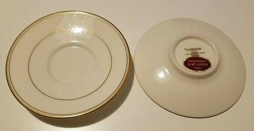 Gorham Regency Demitasse 4 Cup & Saucer Set Fine China - Picture 8 of 12