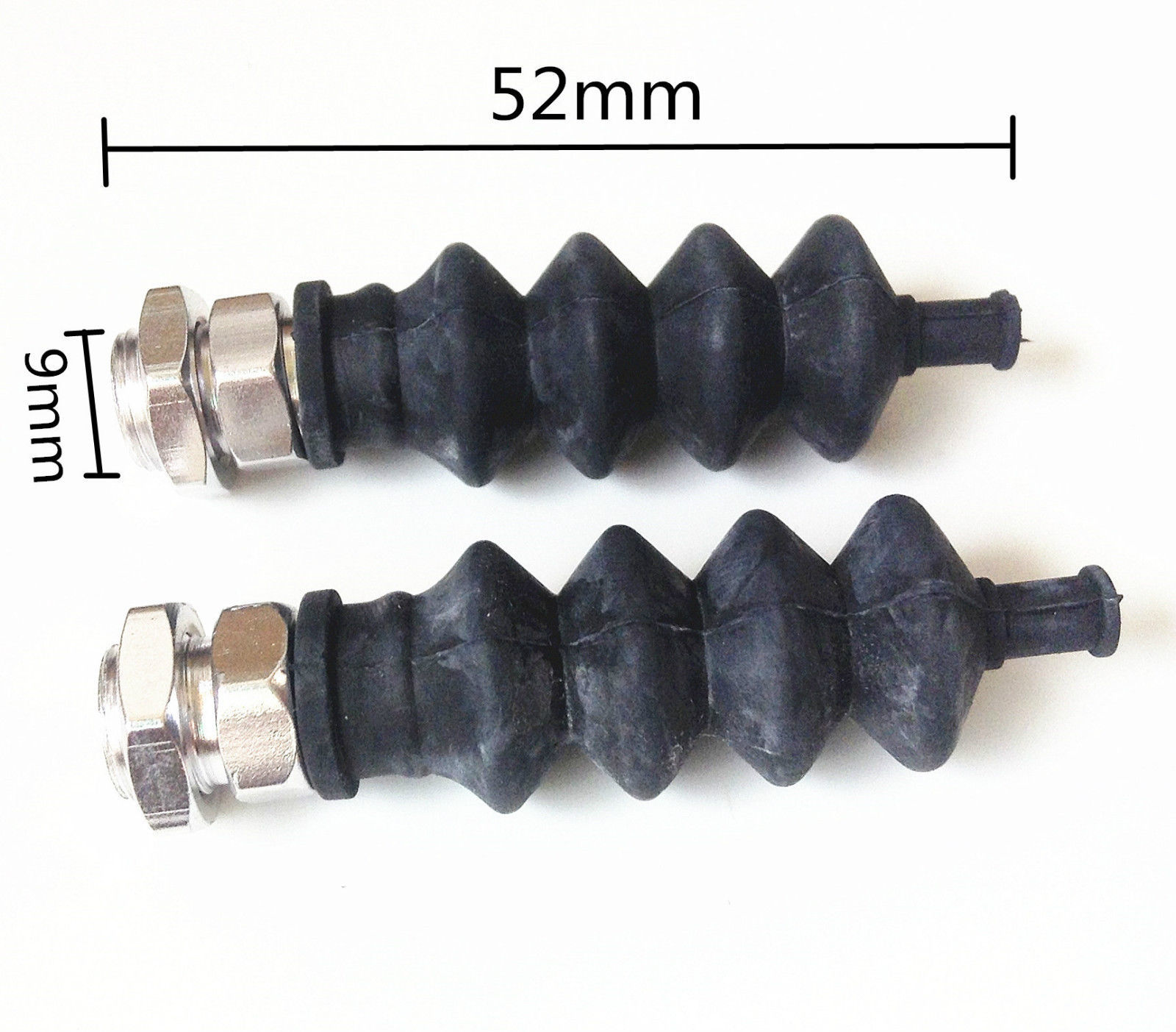 2Pcs Waterproof Push Rod Seals Rubber Bellow 9 or 10mm Aluminum Mount RC Boat eBay