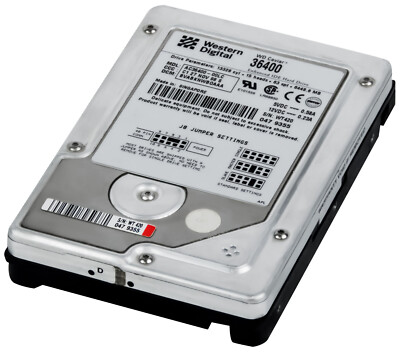 WD Caviar Hard Drive 36400 6.4GB 5.4K ATA 3.5'' AC36400-00LC