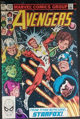 Avengers #232  | 1st App Of Starfox   Marvel Comics 1983 | copy 3