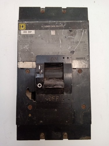 *Hole in the casing* Square D LAL36000M Circuit Breaker 400AMP