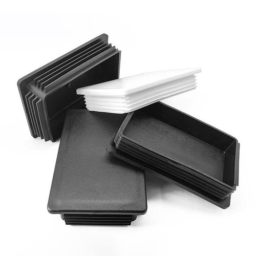 Embouts d'obturation rectangulaires en plastique inserts de tuyau de tube bouchon boîte à bung section neuf